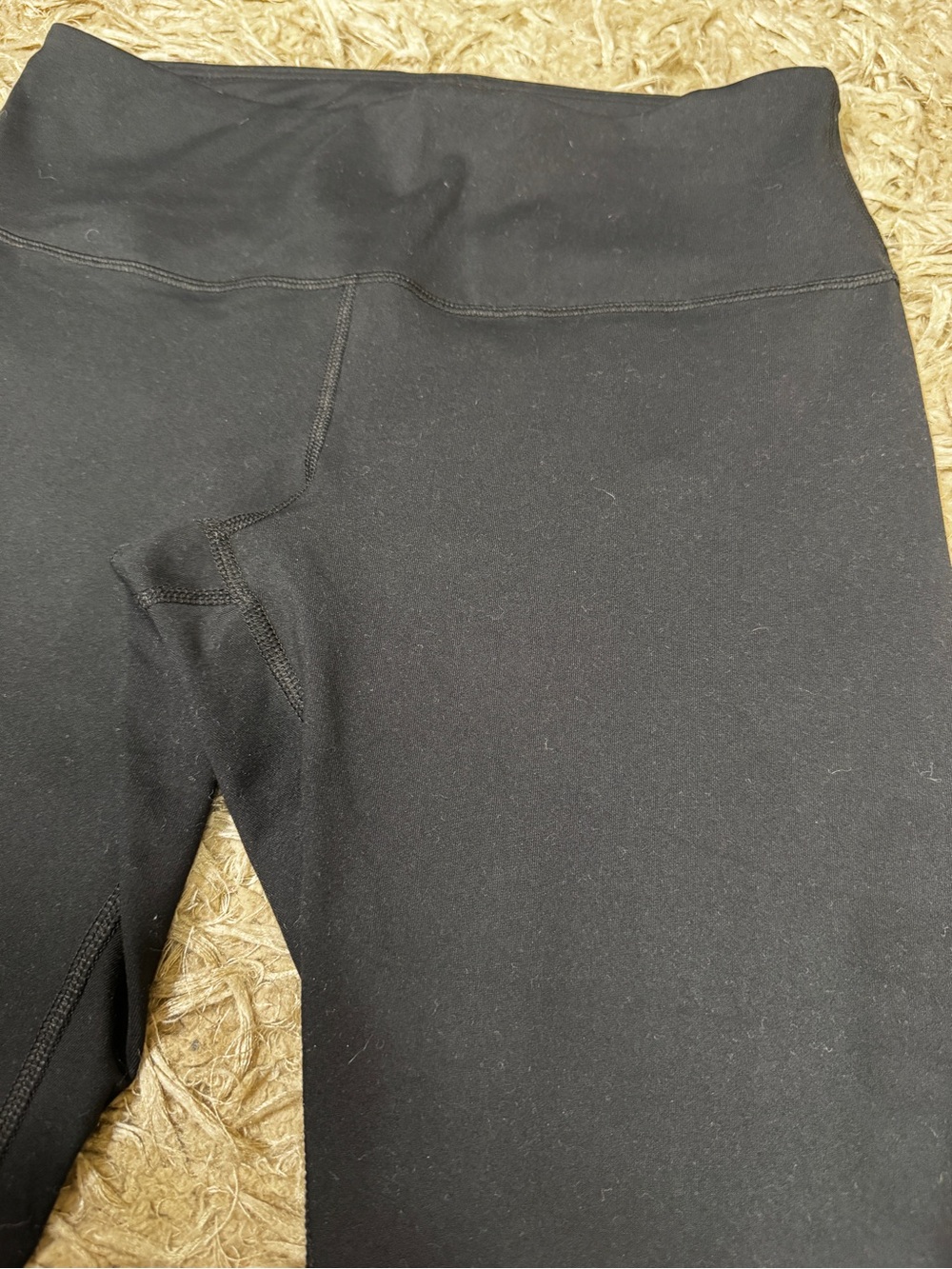 90 Degree by Reflex Women's Black High Rise Ankle Yoga Leggings Size L